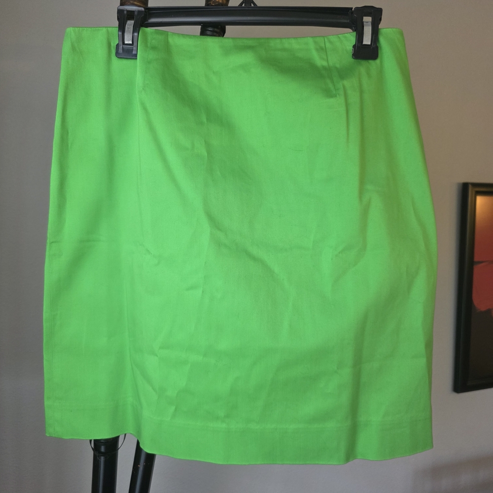 Ralph Lauren Bright Green Pencil Skirt